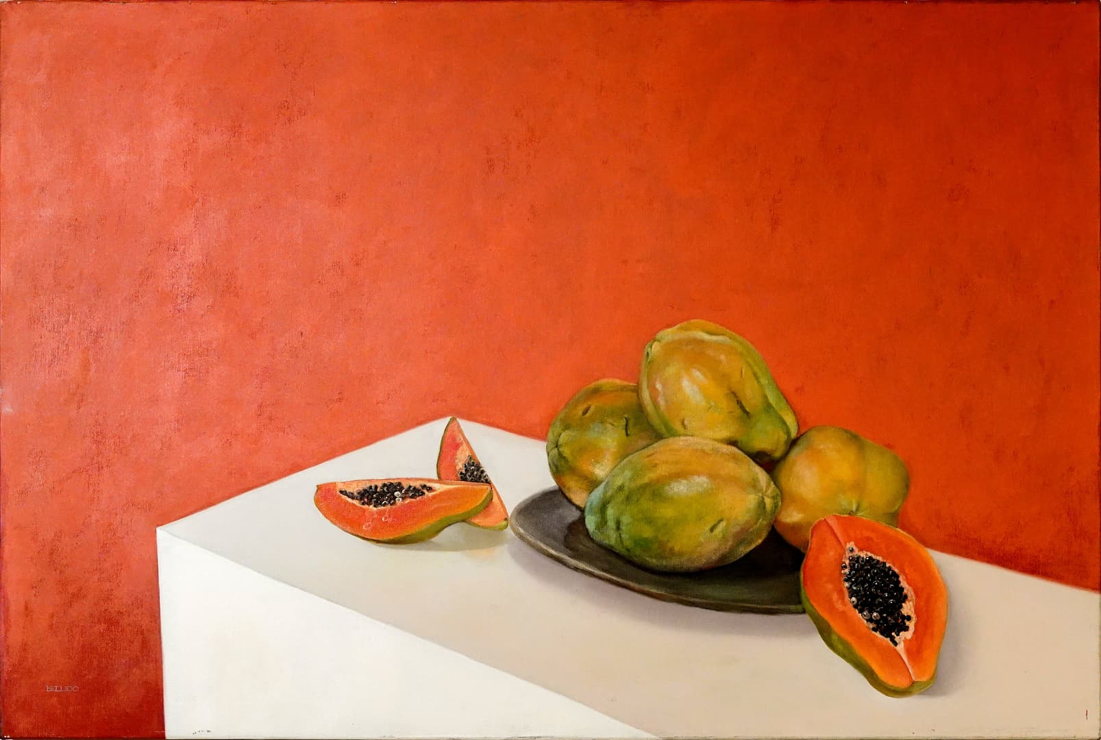 Bodegón con Papayas