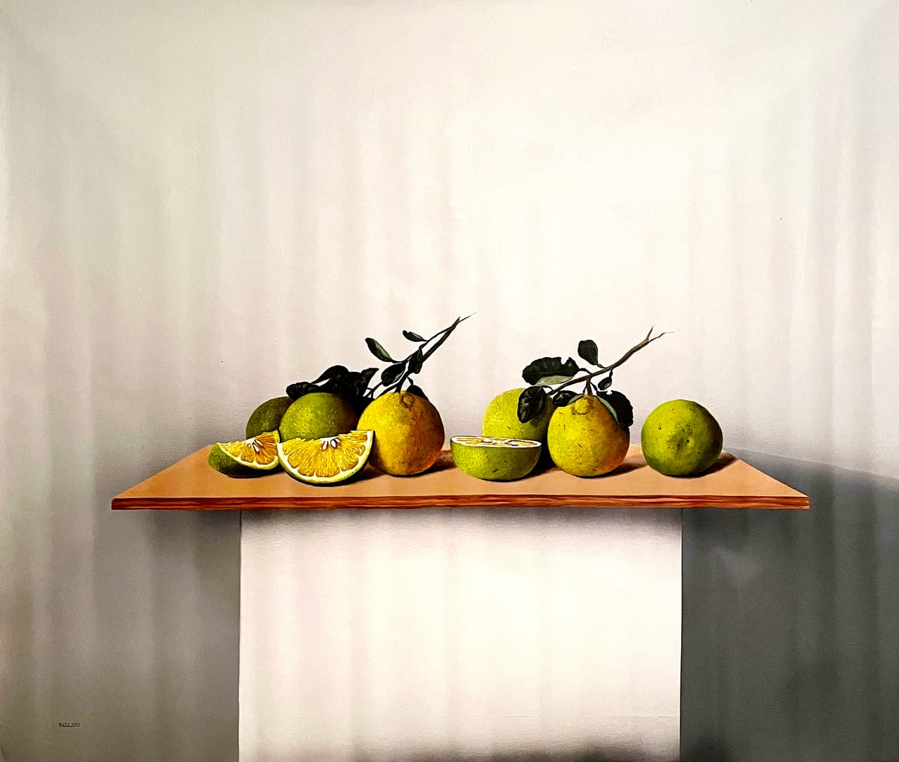 Naranjas en equilibrio