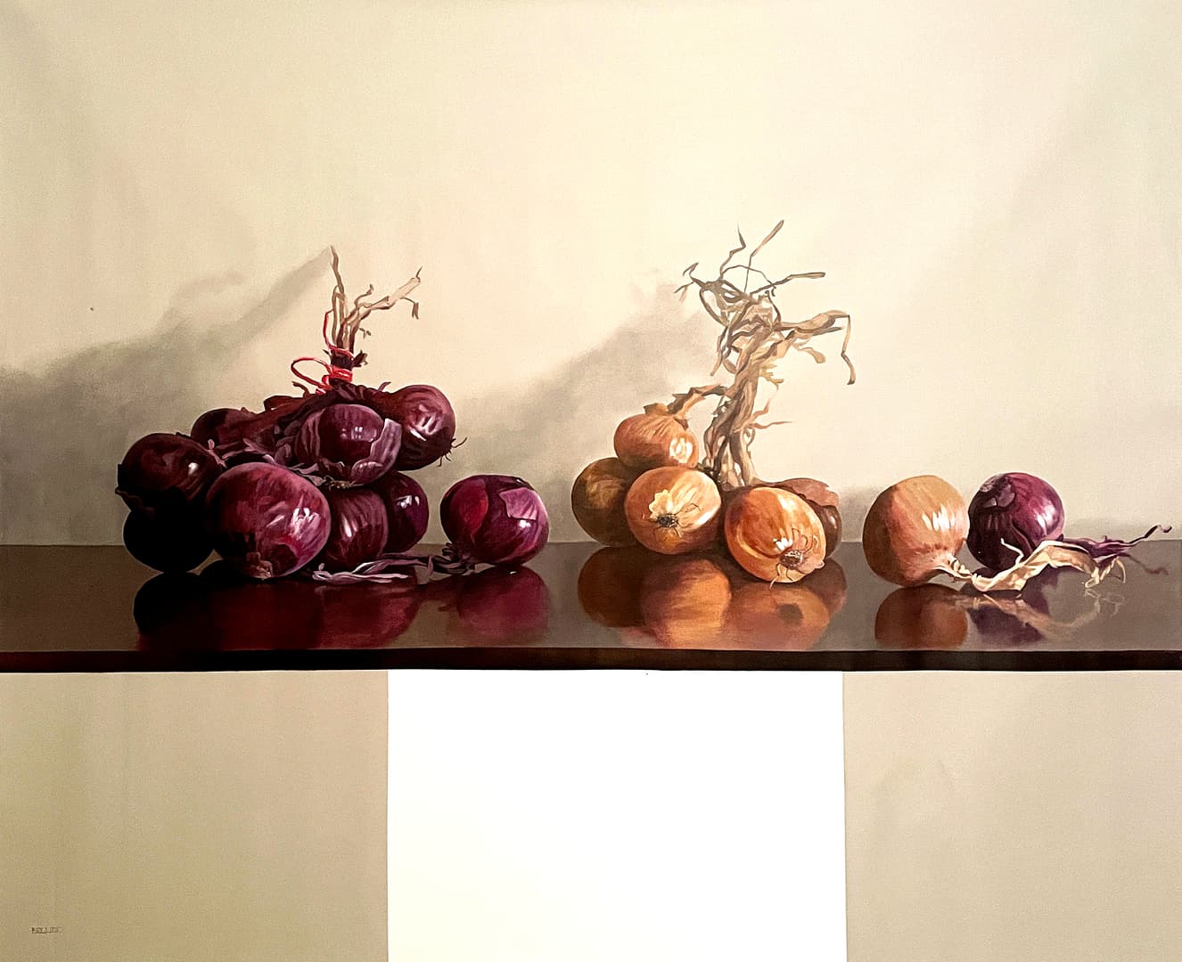 Diálogo en púrpura y oro